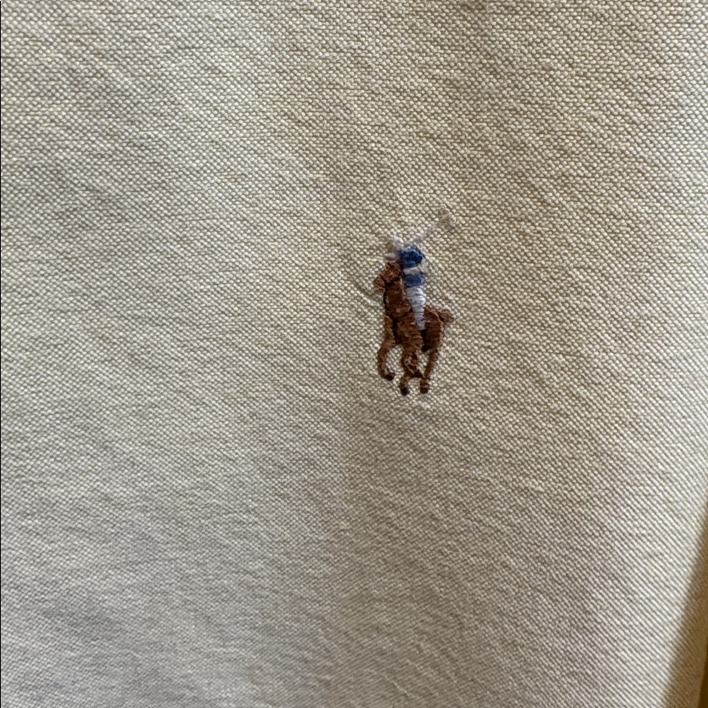 Ralph Lauren Classic Fit Yellow Button-Down Shirt - Picture 4 of 5